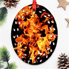 Live Coals Ornament (oval Filigree) by artworkshop