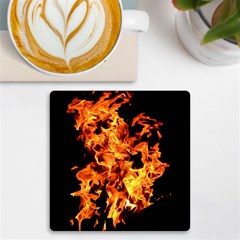 Live Coals Uv Print Square Tile Coaster  by artworkshop