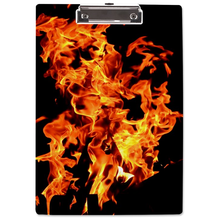 Live Coals A4 Acrylic Clipboard