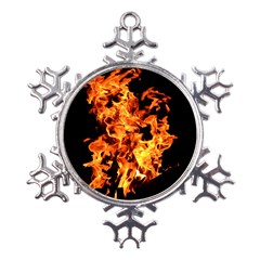 Live Coals Metal Large Snowflake Ornament