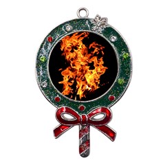 Live Coals Metal X mas Lollipop With Crystal Ornament