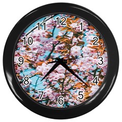 Nature Beautiful Rainbow Wall Clock (black)