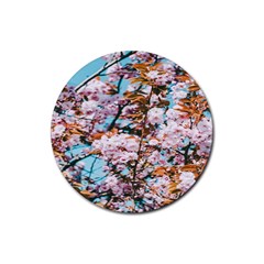 Nature Beautiful Rainbow Rubber Coaster (round)