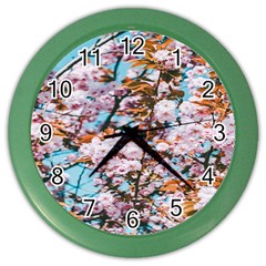 Nature Beautiful Rainbow Color Wall Clock by artworkshop