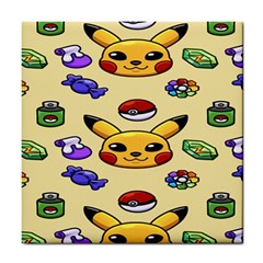 Pikachu Tile Coaster by artworkshop