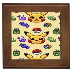 Pikachu Framed Tile