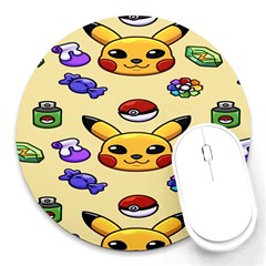 Pikachu Round Mousepad