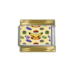 Pikachu Gold Trim Italian Charm (9mm)