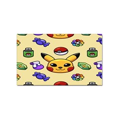 Pikachu Sticker (Rectangular)