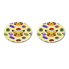 Pikachu Cufflinks (Oval)