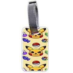 Pikachu Luggage Tag (two sides)