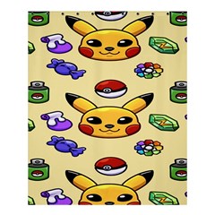 Pikachu Shower Curtain 60  X 72  (medium)  by artworkshop