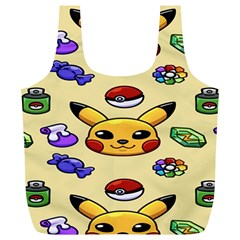 Pikachu Full Print Recycle Bag (xl) by artworkshop