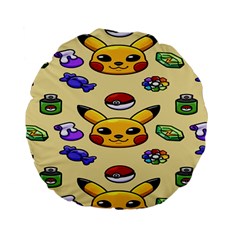 Pikachu Standard 15  Premium Flano Round Cushions