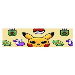 Pikachu Oblong Satin Scarf (16  X 60 ) by artworkshop