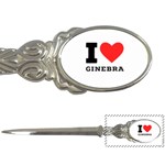 I love ginebra Letter Opener Front