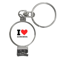 I love ginebra Nail Clippers Key Chain