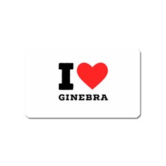 I love ginebra Magnet (Name Card)