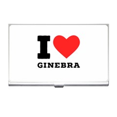 I love ginebra Business Card Holder