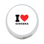 I love ginebra 4-Port USB Hub (One Side) Front