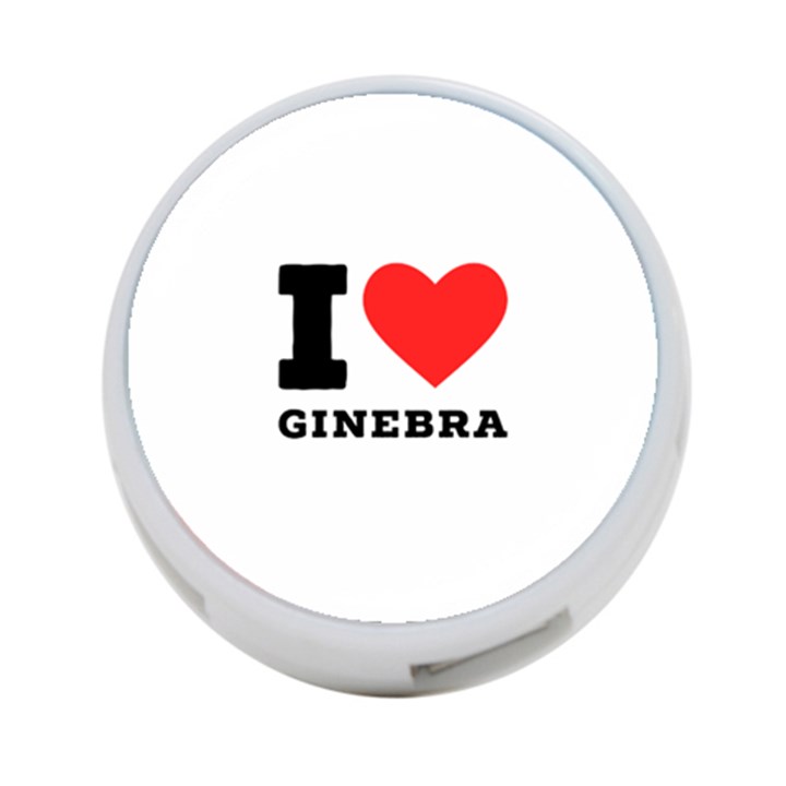 I love ginebra 4-Port USB Hub (One Side)