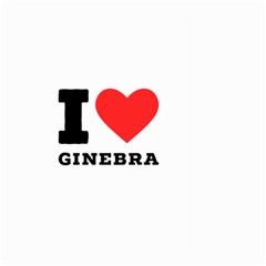 I Love Ginebra Large Garden Flag (two Sides) by ilovewhateva