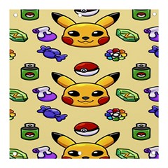 Pikachu Banner And Sign 3  X 3  by artworkshop