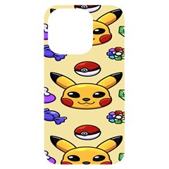 Pikachu Iphone 14 Pro Black Uv Print Case