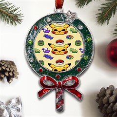 Pikachu Metal X mas Lollipop With Crystal Ornament by artworkshop