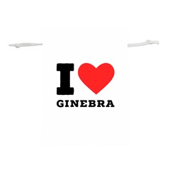 I love ginebra Lightweight Drawstring Pouch (S)