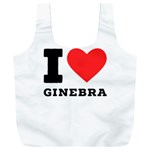 I love ginebra Full Print Recycle Bag (XXL) Front