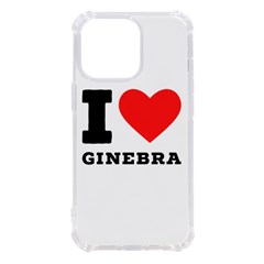 I love ginebra iPhone 13 Pro TPU UV Print Case