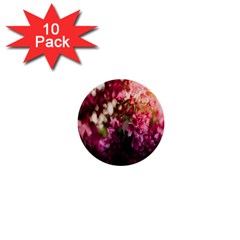 Pink Flower 1  Mini Buttons (10 pack) 