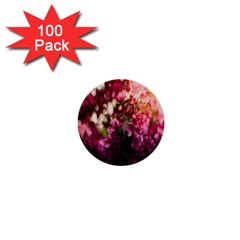 Pink Flower 1  Mini Buttons (100 pack) 