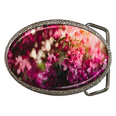 Pink Flower Belt Buckles