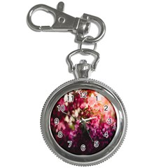 Pink Flower Key Chain Watches by artworkshop