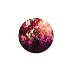 Pink Flower Golf Ball Marker (4 pack)