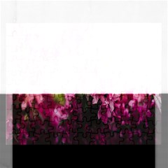 Pink Flower Rectangular Jigsaw Puzzl