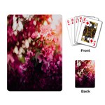 Pink Flower Playing Cards Single Design (Rectangle) Back