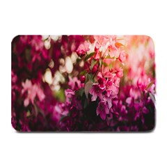 Pink Flower Plate Mats