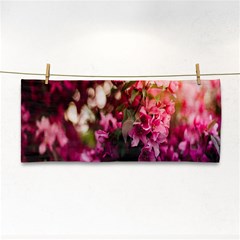 Pink Flower Hand Towel