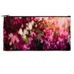 Pink Flower Pencil Case