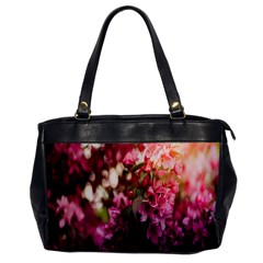 Pink Flower Oversize Office Handbag