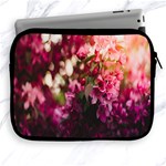 Pink Flower Apple iPad 2/3/4 Zipper Cases Front