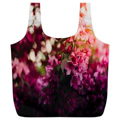 Pink Flower Full Print Recycle Bag (XL)