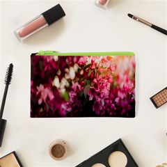 Pink Flower Cosmetic Bag (XS)