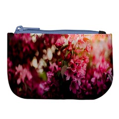 Pink Flower Large Coin Purse