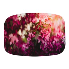 Pink Flower Mini Square Pill Box