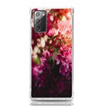 Pink Flower Samsung Galaxy Note 20 TPU UV Case Front