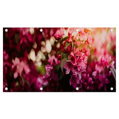 Pink Flower Banner and Sign 7  x 4 